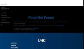 
							         Supplier Vendor Portal - UnitedHealth Group								  
							    