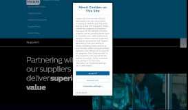 
							         Suppliers - About | Philips								  
							    