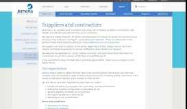 
							         Suppliers and contractors - Jemena								  
							    
