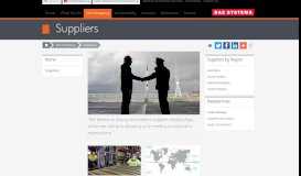 
							         Suppliers | BAE Systems | United States								  
							    