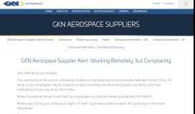 
							         Suppliers | GKN Aerospace								  
							    