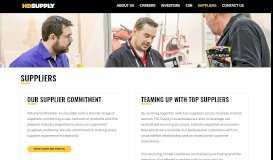
							         Suppliers – HD Supply								  
							    