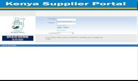 
							         suppliers' portal - The National Treasury								  
							    