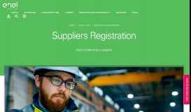
							         Suppliers Registration - enel.com.co - Enel-Emgesa								  
							    