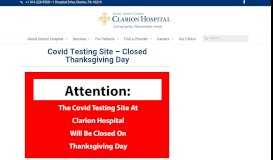 
							         Supply Chain | Clarion Hospital								  
							    