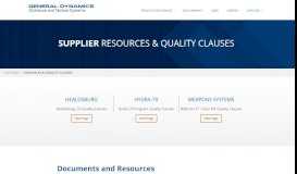 
							         Supply Chain - General Dynamics Ordnance and Tactical Systems								  
							    