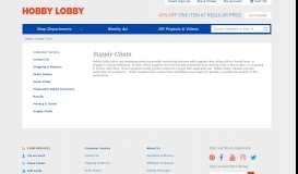 
							         Supply Chain - Hobby Lobby								  
							    