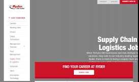 
							         Supply Chain & Logistics Jobs - Ryder								  
							    