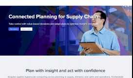 
							         Supply Chain Management Software | Anaplan for SCM								  
							    