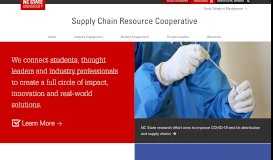 
							         Supply Chain Resource Cooperative | NC State University								  
							    