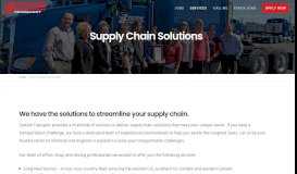 
							         Supply Chain Solutions | System Transport								  
							    