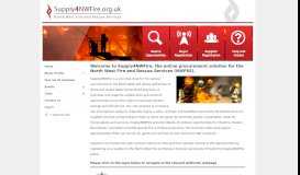 
							         Supply4NWFire - Procurement Portal								  
							    