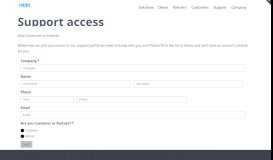 
							         Support access - in4bi.com								  
							    