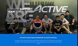 
							         Support - ACTIVE Network								  
							    