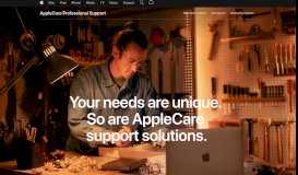 
							         Support - AppleCare Professional Support - Apple								  
							    