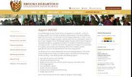 
							         Support BDCHS - Brooks DeBartolo Collegiate High School								  
							    