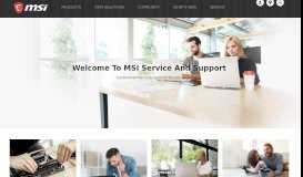 
							         Support Center | MSI USA								  
							    