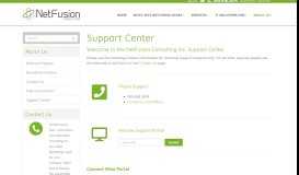 
							         Support Center - Turlock, Merced, Modesto | NetFusion Consulting, Inc.								  
							    