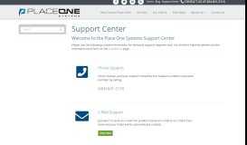 
							         Support Center - Vancouver, Burnaby, Richmond | Place One Systems								  
							    