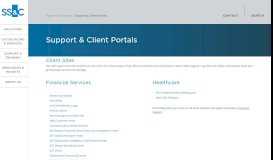 
							         Support & Client Portals - SS&C Technologies								  
							    
