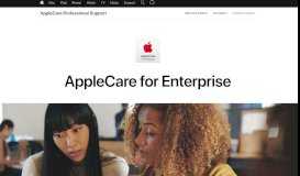 
							         Support - Enterprise - Apple								  
							    