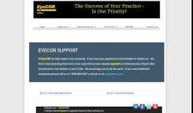 
							         Support - EyeCOR By Nteon - Medical Coding and ...								  
							    