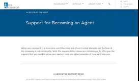 
							         Support for Becoming an Agent | Erie Insurance								  
							    