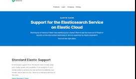 
							         Support for Elastic Cloud, Hosted Elasticsearch | Elastic								  
							    