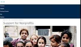 
							         Support for Nonprofits - Cisco								  
							    