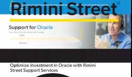 
							         Support for Oracle Applications & Databases | Rimini Street								  
							    