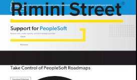 
							         Support for PeopleSoft | Rimini Street								  
							    