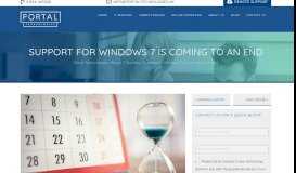 
							         Support for Windows 7 is Coming to an End | Portal Technologies								  
							    