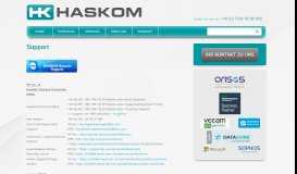 
							         Support - HASKOM GmbH								  
							    
