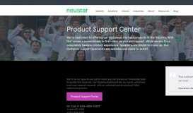 
							         Support & Help - Customer Care | Neustar								  
							    