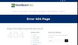 
							         Support – Hire Quest - Hire Quest LLC								  
							    