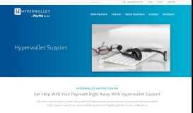 
							         Support | Hyperwallet Payout Platform								  
							    
