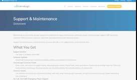 
							         Support & Maintenance • Datasheet • ScienceLogic								  
							    