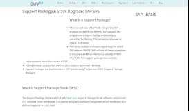 
							         Support Package & Stack Upgrade: SAP SPS - Guru99								  
							    