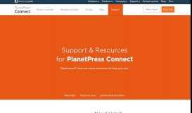 
							         Support - PlanetPress Connect - Objectif Lune								  
							    