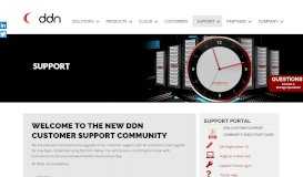 
							         Support Portal Registration - DDN.com - (DDN®) Storage								  
							    