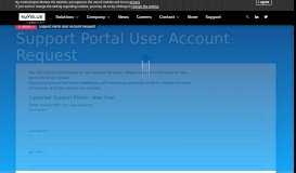 
							         Support Portal User Account Request – NAVBLUE an AIRBUS company								  
							    
