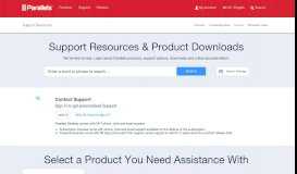 
							         Support Resources & Contact Info | Parallels								  
							    