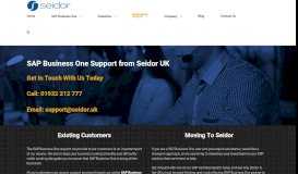 
							         Support - Seidor UK								  
							    