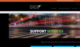 
							         Support Services | Digi International								  
							    