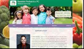 
							         Support Staff - Bambini Pediatrics Pc								  
							    