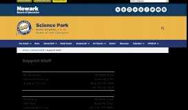 
							         Support Staff - Science Park - Newark Public Schools								  
							    