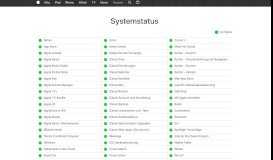 
							         Support - System Status - Apple								  
							    