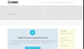 
							         Support - The HDM Store								  
							    
