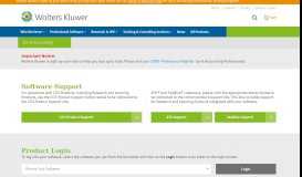 
							         Support | Wolters Kluwer								  
							    