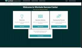 
							         Support : Workato Success Center								  
							    